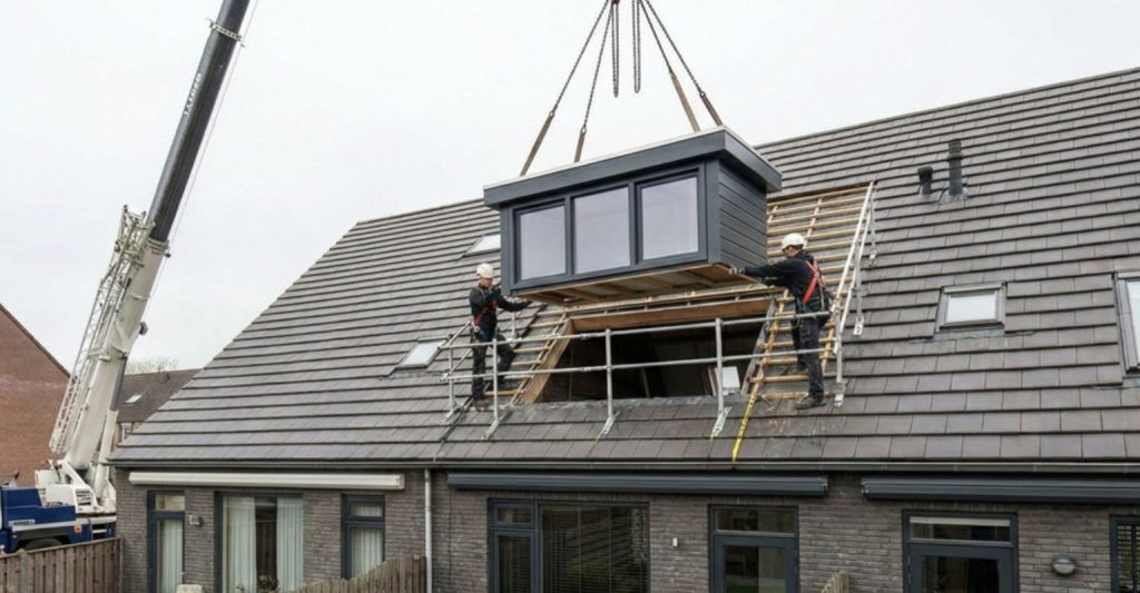 Dakkapel in Enschede - Prefab dakkapel